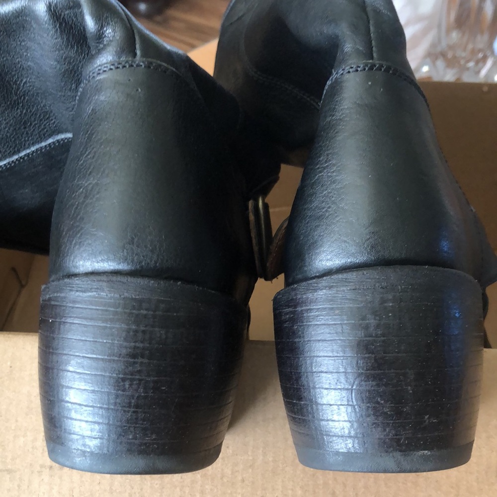Fiorentini+Baker Mix Mik Moto Black Leather Boots 40/10. Fit true to size - Picture 12 of 16